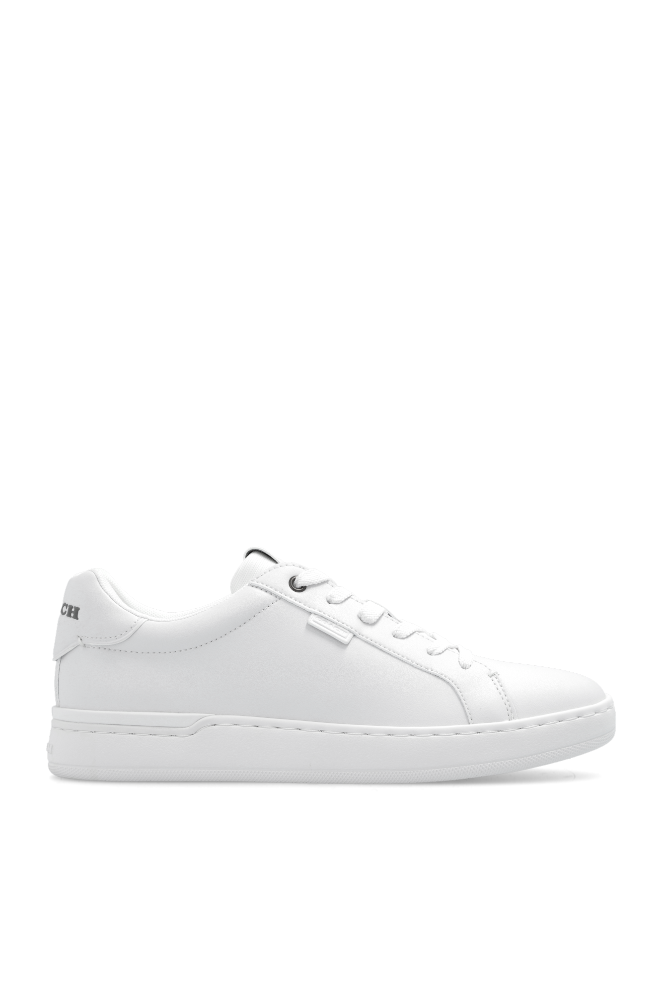 White Leather sneakers Coach Vitkac Italy